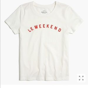 JCrew Factory Le Weekend T, XXS